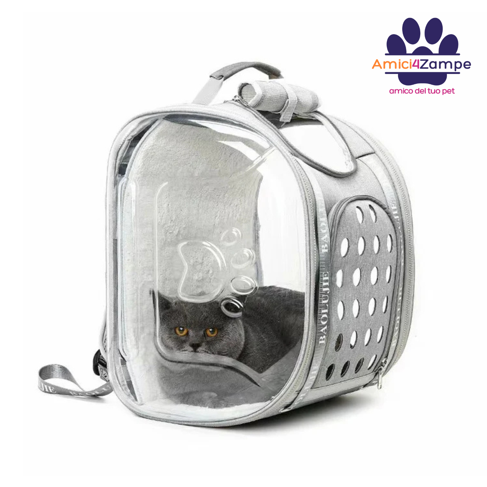 PawJourney – Zaino Trasportino per Cani e Gatti