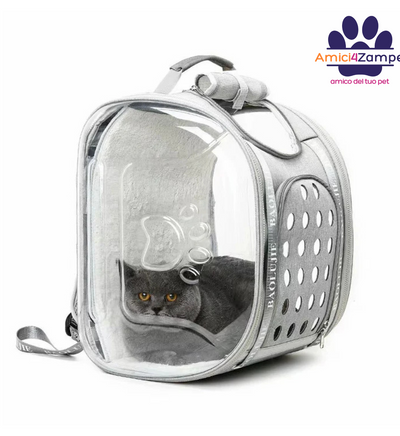 PawJourney – Zaino Trasportino per Cani e Gatti