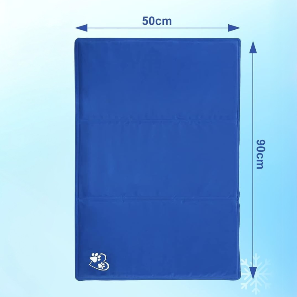 Tappetino Refrigerante Auto‑Rinfrescante per Cani e Gatti 90x50 cm